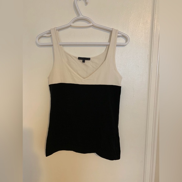Black and white tank top top from ca va de soi - Picture 3 of 6